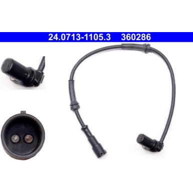Sensor, Raddrehzahl 24.0713-1105.3 Sensor, Raddrehzahl 24.0713-1105.3