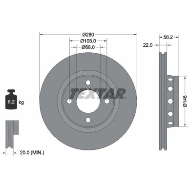 Bremsscheibe 92060600 Bremsscheibe 92060600