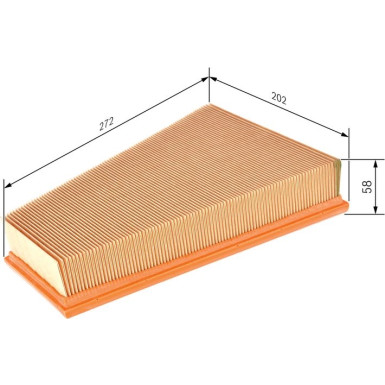 BOSCH 1 457 433 555 Luftfilter BOSCH 1 457 433 555 Luftfilter