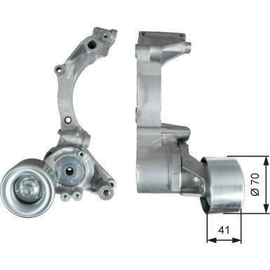 Spannrolle, Keilrippenriemen T39296 Spannrolle, Keilrippenriemen T39296