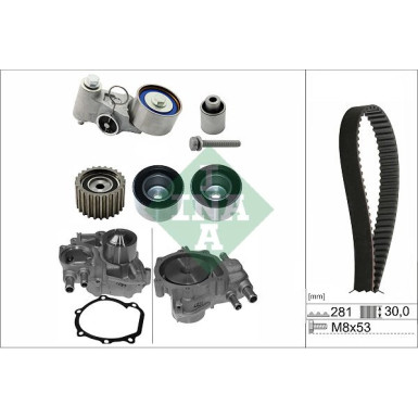 INA Wasserpumpe + Zahnriemensatz 530 0563 30