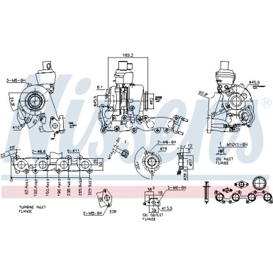 Nissens Turbolader 93079