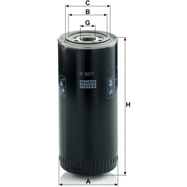 Ölfilter W 9071