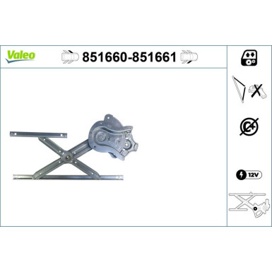 Valeo Fensterheber 851660