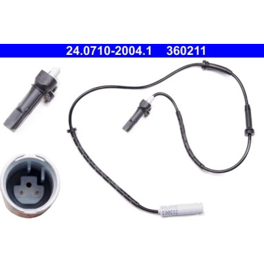 ATE Sensor, Raddrehzahl 24.0710-2004.1
