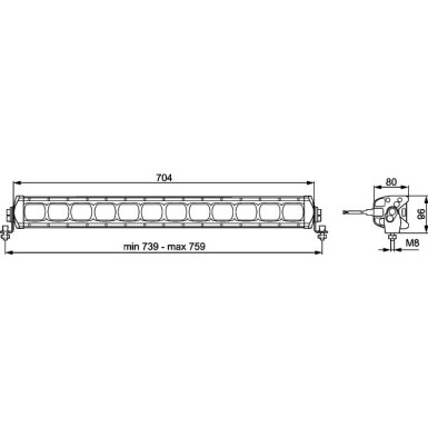 Hella Arbeitsscheinwerfer 1GJ 360 003-002 Hella Arbeitsscheinwerfer 1GJ 360 003-002