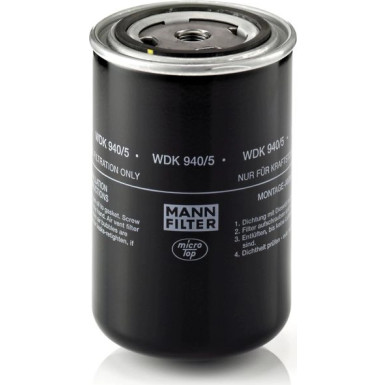 Mann-Filter Kraftstofffilter WDK 940/5