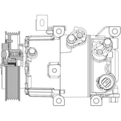 Kompressor, Klimaanlage ACP 630 000P Kompressor, Klimaanlage ACP 630 000P