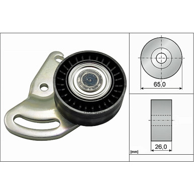 INA Spannrolle, Keilrippenriemen 531 0591 30