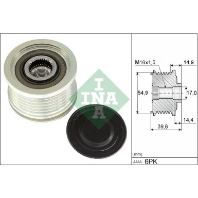 INA Generatorfreilauf 535 0368 10