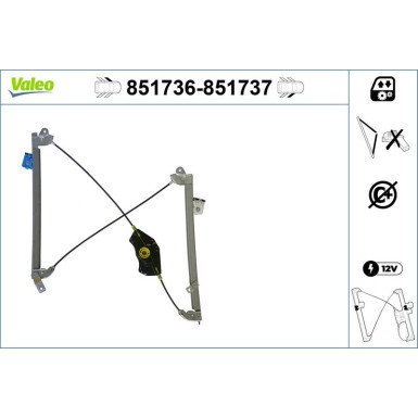 Valeo Fensterheber 851737