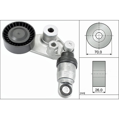 INA Spannarm, Keilrippenriemen 534 0297 10