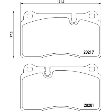 Brembo Bremsbelagsatz, Scheibenbremse PRIME LINE P 02 002 Brembo Bremsbelagsatz, Scheibenbremse PRIME LINE P 02 002