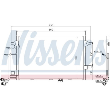 Nissens Kondensator, Klimaanlage FIRST FIT 94430 Nissens Kondensator, Klimaanlage FIRST FIT 94430