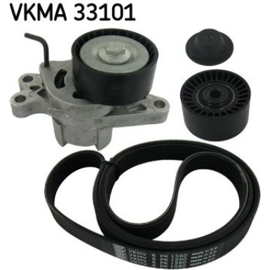 SKF Keilrippenriemensatz VKMA 33101