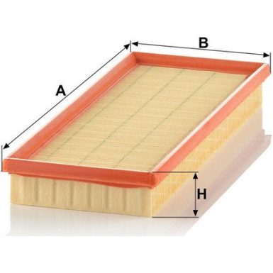 MANN-FILTER C 3463 Luftfilter MANN-FILTER C 3463 Luftfilter