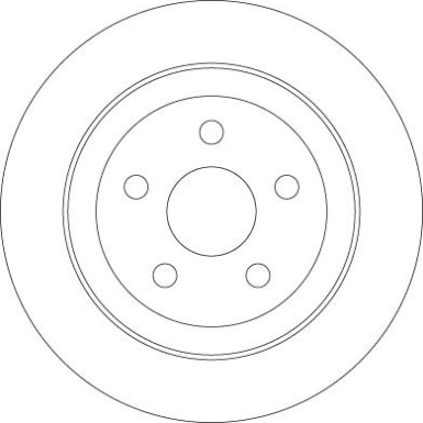 TRW Bremsscheibe DF6282 TRW Bremsscheibe DF6282