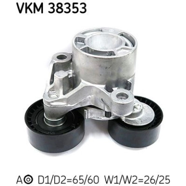 Spannrolle, Keilrippenriemen VKM 38353 Spannrolle, Keilrippenriemen VKM 38353
