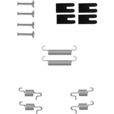 Hella Zubehörsatz, Feststellbremsbacken 8DZ 355 201-891