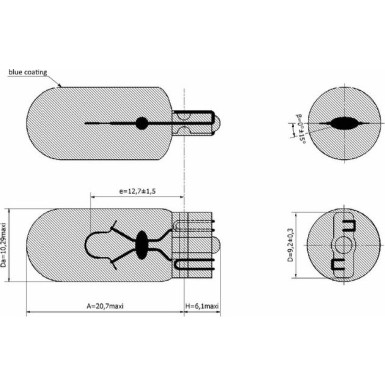 Glühlampe, Park-/Positionsleuchte 1 987 301 098 Glühlampe, Park-/Positionsleuchte 1 987 301 098