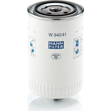 Mann-Filter Filter, Arbeitshydraulik W 940/41 Mann-Filter Filter, Arbeitshydraulik W 940/41