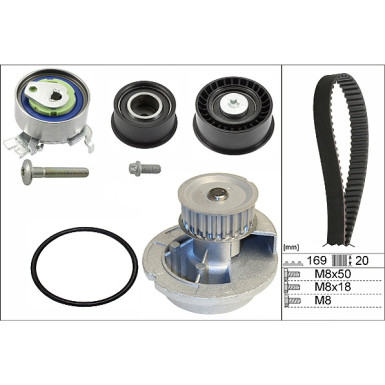 INA Wasserpumpe + Zahnriemensatz 530 0078 31