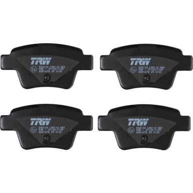 TRW Bremsbelagsatz, Scheibenbremse COTEC GDB1678 TRW Bremsbelagsatz, Scheibenbremse COTEC GDB1678