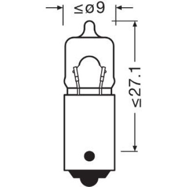 Osram Glühlampe, Innenraumleuchte ORIGINAL 64111