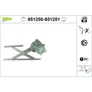 Valeo Fensterheber 851250