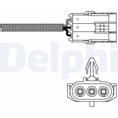 Delphi Lambdasonde ES10992-12B1