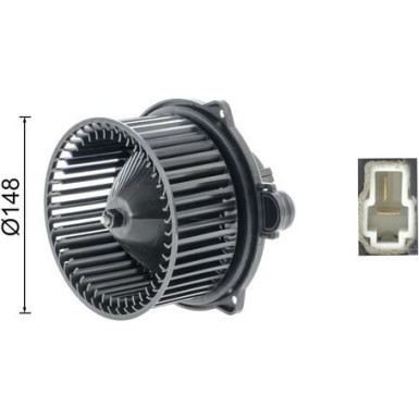 Mahle Innenraumgebläse BEHR AB 237 000S