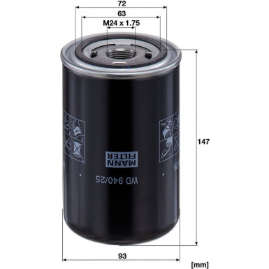 Ölfilter WD 940/25 Ölfilter WD 940/25