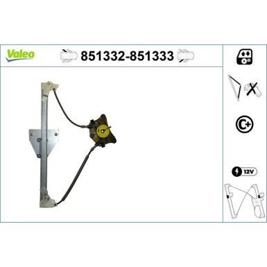 Valeo Fensterheber 851332