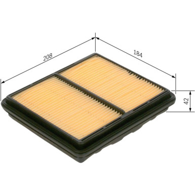 BOSCH 1 457 433 951 Luftfilter BOSCH 1 457 433 951 Luftfilter