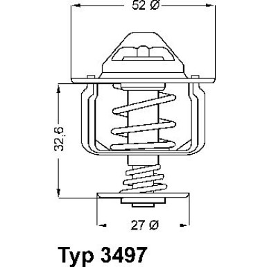 Thermostat, Kühlmittel 3497.88D