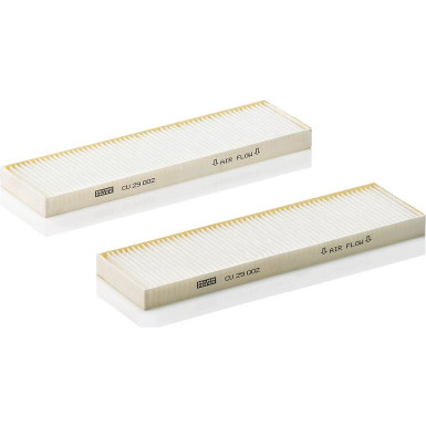 MANN-FILTER CU 29 002-2 Innenraumfilter, Partikelfilter MANN-FILTER CU 29 002-2 Innenraumfilter, Partikelfilter