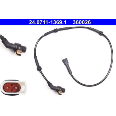 Sensor, Raddrehzahl 24.0711-1369.1