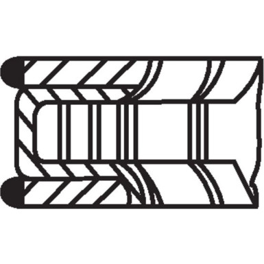 Mahle Kolbenringsatz 034 74 N0