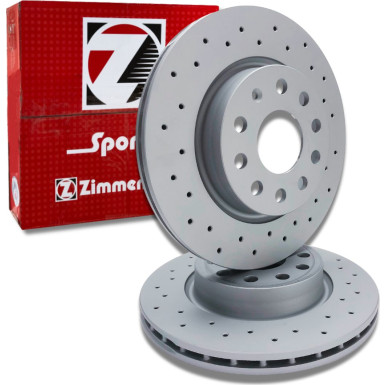 ZIMMERMANN SPORT COAT Z 600.3233.52 Bremsscheibe 280x22mm, 10/5, 5x112, innenbelüftet, gelocht, beschichtet, hochgekohlt ZIMMERMANN SPORT COAT Z 600.3233.52 Bremsscheibe 280x22mm, 10/5, 5x112, innenbelüftet, gelocht, beschichtet, hochgekohlt
