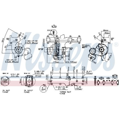 Nissens Turbolader 93091