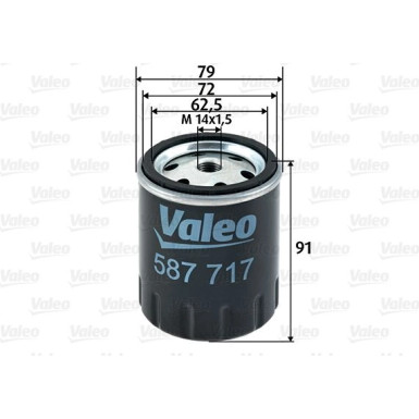 Valeo Kraftstofffilter 587717