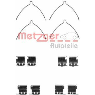 Metzger Zubehörsatz, Scheibenbremsbelag 109-1289