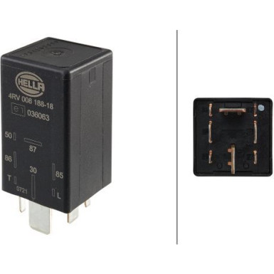 Hella Steuergerät, Glühzeit 4RV 008 188-181