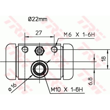 Radbremszylinder BWH394 Radbremszylinder BWH394