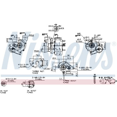 Nissens Turbolader 93027