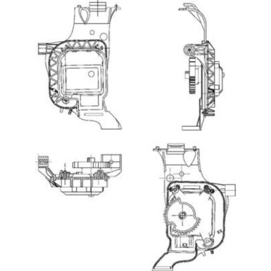 Mahle Stellelement, Mischklappe BEHR Premium Line AA 17 000P