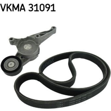 SKF Keilrippenriemensatz VKMA 31091