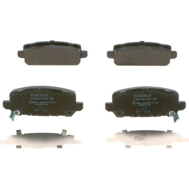 BOSCH Bremsbelagsatz, Scheibenbremse 0 986 494 838 BOSCH Bremsbelagsatz, Scheibenbremse 0 986 494 838