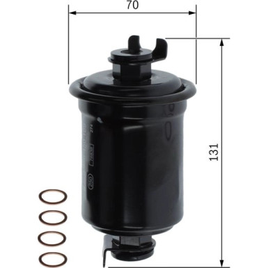 Kraftstofffilter 0 986 450 109