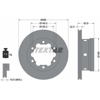 Bremsscheibe 92089803 Bremsscheibe 92089803